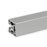 GN 11i Aluminum Profiles, i-Modular System, with Partially Closed Slots, Profile Type Light