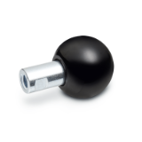 GN 319.2 B - Revolving ball knobs, Shaft Steel, Type B, with female thread