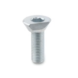 GN 418.2 - Cam point screws, Type R Clamping by clockwise rotation (d2 = right-hand thread)