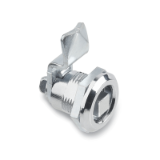 GN 115.1 - Mini-Latches, locating ring chrome plated, Type SC, Lock with one combination