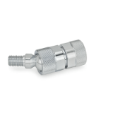 GN 782 - Ball joints, Type KS, Ball with male thread, Mounting socket with female thread
