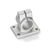 GN 146 - Flanged Connector Clamps, Aluminum, with screw, stainless steel