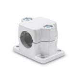 GN 147 - Flanged Connector Clamps, Aluminum, with screw, stainless steel