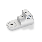 GN 276 - Swivel Clamp Connectors, Aluminum, with screw, stainless steel, Type AV, with external serration
