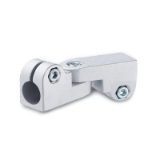 GN 285 - Stainless Steel-Swivel Clamp Connector Joints, with screw, stainless steel