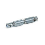 GN 23i - Automatic Connectors, Steel, for Aluminum Profiles (i-Modular System), Profile type S Heavy, Coding S End Face Connection