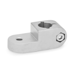 GN 273 - Stainless Steel-Swivel Clamp Connectors, with screw, stainless steel