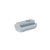 GN 50i - T-Nuts, Steel / Stainless Steel, for Aluminum Profiles (i-Modular System), Type S Heavy