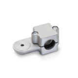 GN 279 - Swivel Clamp Connectors, Aluminum, with screw, stainless steel, Type OZ, without centring step (smooth)