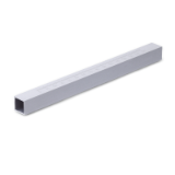 GN 480.1 - Retaining Square Tubes, Aluminum, for Mounting Clamps, Type OS, without scale