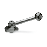 GN 918.1 Clamping Bolts, Steel, Downward Clamping, with Threaded Bolt