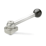 GN 918.5 Eccentric Cams, Stainless Steel, Radial Clamping, with Threaded Bolt