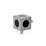 GN 33b Aluminum Cube Connectors, for Aluminum Profiles (b-Modular System)