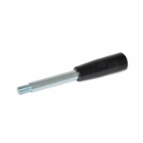 GN 310 - Gear lever handles, Steel, zinc plated, Type E, Cylindrical knob GN 519