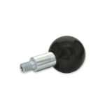 GN 319.2 A - Revolving ball knobs, Shaft Steel, Type A, with male thread