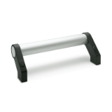 GN 333 A - Tubular handles Type A Mounting from the back (threaded blind bore)
