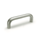 GN 565.5 - Cabinet U-Handles, Stainless Steel, Type B Mounting from the operator's side