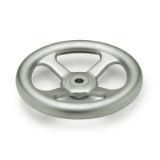GN 227.2 - Stainless Steel-Handwheels, with keyway, Type A without handle
