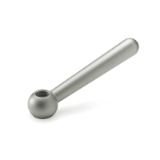 DIN 99 - Stainless Steel-Clamping levers, Angled lever with plain bore, Tol. H7 (Type L)