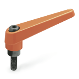 GN 101 - Adjustable hand lever with bolt