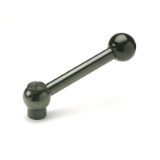 GN 6337.3 - Adjustable clamping lever, straight lever