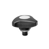 GN 3664 - Torque limiting tristar knobs, with thread