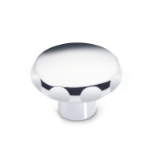 GN 5335 - Stainless Steel-Hand knobs, Type D, with threaded through bore, highly polished