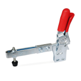GN 810.4 - Toggle clamps, Type VLC, Clamping arm extended, with slotted hole, two flanged washers and clamping screw GN 708.1
