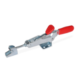 GN 850.2 - Toggle clamps with safety hook, for pulling action, Type TT, with draw axle, with catch, with T-head latch bolt