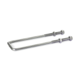 GN 951.1 - Square U-Bolts for Latch Type Toggle Clamps GN 851 / GN 851.1 / GN 851.3, Stainless Steel