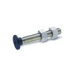 GN 903 - Stainless-Steel Clamping bolts, with swivelling plastic clamping pad