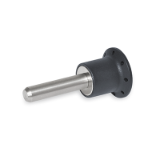 GN 124.1 - Stainless Steel-Locking pins with axial lock (magnetic)