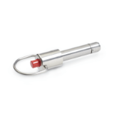 GN 214.3 - Stainless Steel-Pins, with axial lock (Pawl)