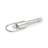 GN 214.6 - Stainless Steel-Locking pins, with axial lock (Pawl)