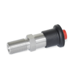 GN 414.1 AK - Stainless Steel-Indexing plungers, Type AK, with lock nut