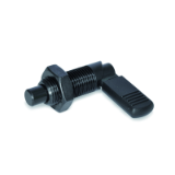 GN 612 - Cam action indexing plungers, Type BK, with plastic cover, with lock nut