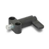 GN 612.9 - Cam action indexing plungers with flange for surface mounting