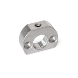 GN 612.1 - Stainless Steel-Mounting blocks, Type A, Fixing holes parallel to plunger