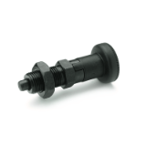 GN 617.1 - Indexing plungers with rest position, type A, without lock nut, with plastic-knob