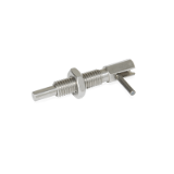 GN 7017 - Indexing plungers, Type CK, with rest position, with locknut