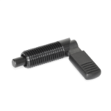 GN 721.1 - Cam action indexing plungers, Type LB, Left-hand lock, with plastic cover
