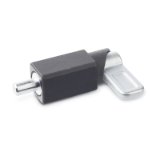 GN 722.1 - Spring Latches, Steel, for Welding, Type A Square, latch riveted, not removable