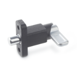 GN 722.2 - Spring latches with flange for surface mounting, Type A, Latch position right-angled to fixing holes