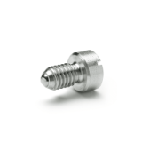 GN 815 NI - Stainless Steel-Spring plungers with head