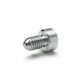 GN 815.1 NI - Stainless Steel-Spring plungers with ball, with collar, with internal hexagon