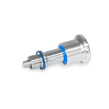 GN 8170 - Stainless Steel-Indexing plungers, Identification FH, Knob side Hygienic Design (front hygiene)