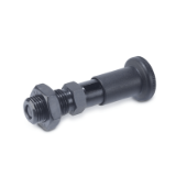 GN 817.2 - Indexing plungers, Type C without lock nut, with keyed knob