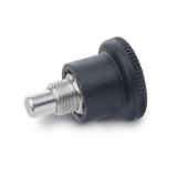 GN 822 C NI - Stainless Steel-Mini indexing plungers, Type C, with rest position