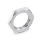 GN 909.5 - Thin Stainless Steel Hex Nuts for Indexing Plungers / Cam Action Indexing Plungers