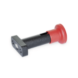 GN 817.1 C - Indexing plungers with red knob, Type C, with rest position